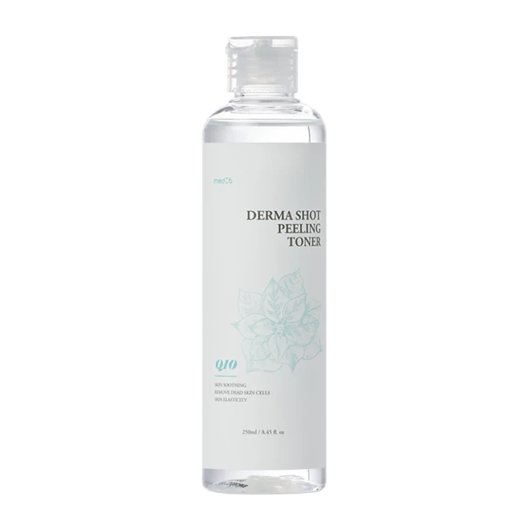 Тонер очищающий для лица с коэнзимом / Med B Q10,Derma Shot Peeling Toner Q10 250 мл