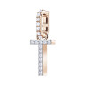 Swarovski 5437615 REMIX: подвеска ALPHABET T CRY/ROS