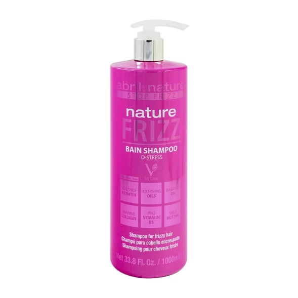 Шампунь для контроля вьющихся волос / Nature Frizz Bain Shampoo 1000 мл