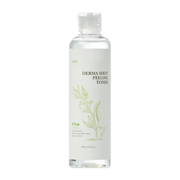 Тонер очищающий для лица с центеллой / Med B Derma Shot Peeling Toner Cica 250 мл