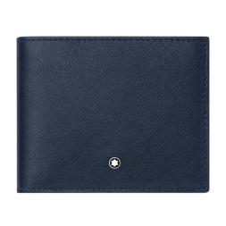00128585 БУМАЖНИК MB SARTORIAL 6CC СИНИЙ MONTBLANC