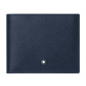 00128585 БУМАЖНИК MB SARTORIAL 6CC СИНИЙ MONTBLANC