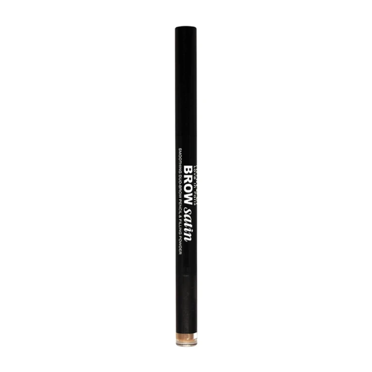 Дуэт для бровей карандаш+пудра, тон 01 / Brow Satin medium brown 2,5 гр