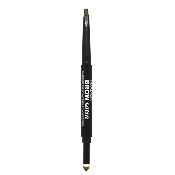 Дуэт для бровей карандаш+пудра, тон 01 / Brow Satin medium brown 2,5 гр