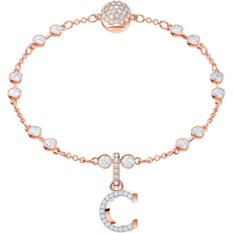 Swarovski 5437626 REMIX: подвеска ALPHABET C CRY/ROS