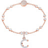 Swarovski 5437626 REMIX: подвеска ALPHABET C CRY/ROS