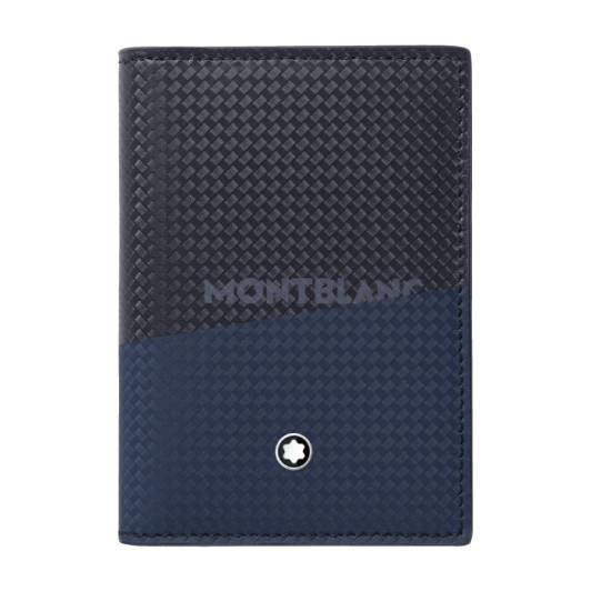00128615 ВИЗИТНИЦА MB EXTREME 2.0 С КЛАП СИН/ЧЕРН MONTBLANC