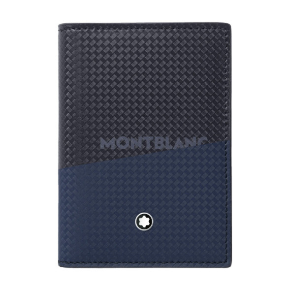 00128615 ВИЗИТНИЦА MB EXTREME 2.0 С КЛАП СИН/ЧЕРН MONTBLANC