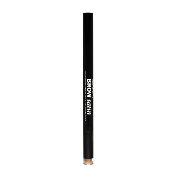 Дуэт для бровей карандаш+пудра, тон 02 / Brow Satin medium dark brown 2,5 гр