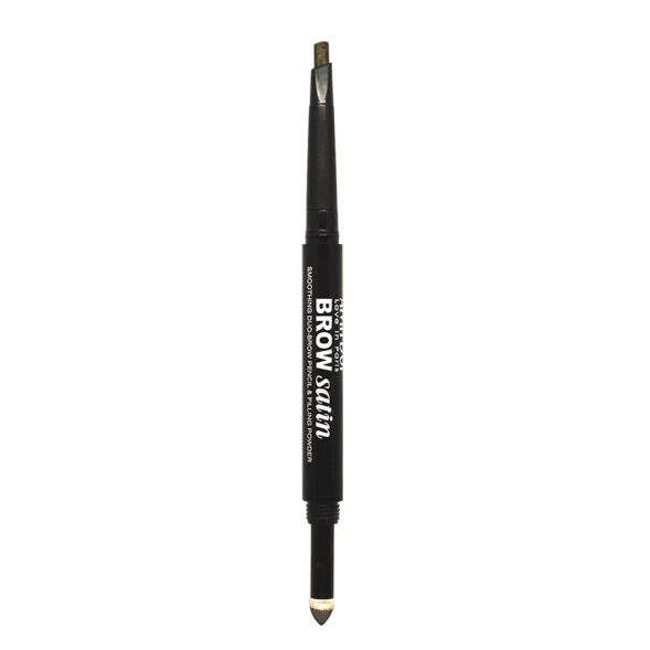 Дуэт для бровей карандаш+пудра, тон 02 / Brow Satin medium dark brown 2,5 гр