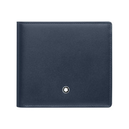 Montblanc 00115133 бумажник с отд д/монет синий