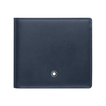 Montblanc 00115133 бумажник с отд д/монет синий