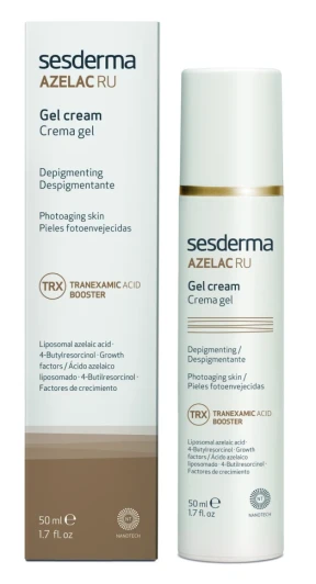 Крем-гель депигментирующий для лица / AZELAC RU Gel cream 50 мл