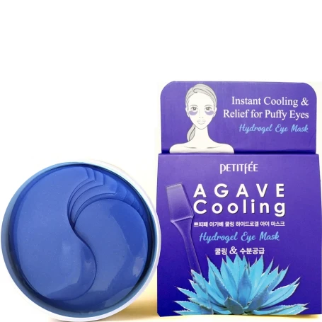 Патчи гидрогелевые с охлаждающим эффектом для области вокруг глаз / Agave Cooling Hydrogel Eye Mask 60 шт