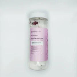 Соль парфюмированная английская с бутонами роз / MiPASSiON 450 гр