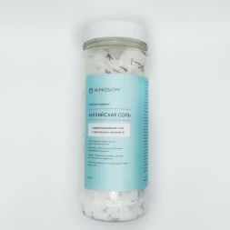 Соль парфюмированная английская с цветками василька / MiPASSiON 450 гр