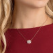 Swarovski 5451376 Sunshine: кулон MED CZWH/ROS